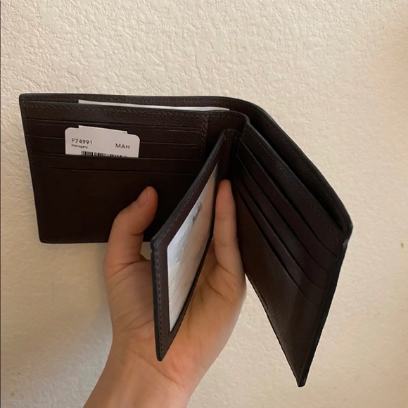 Coach men Compact ID wallet - Picture 4 of 5